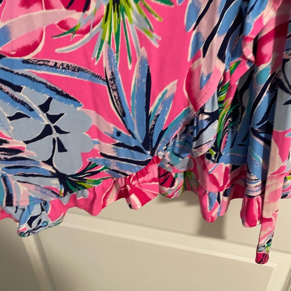 EUC Lilly Pulitzer Jessalynne Wrap Romper - Picture 7 of 9